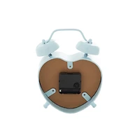 8.5" Metal Heart Farmhouse Clock