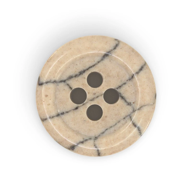 Dritz® 18mm Beige-Camel Recycled Polyester Round Button, 9ct.