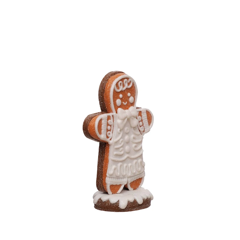 4.75" Frosted Gingerbread Man Clay Tabletop Décor by Ashland®