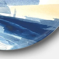 Designart - Metallic Gold Indigo I