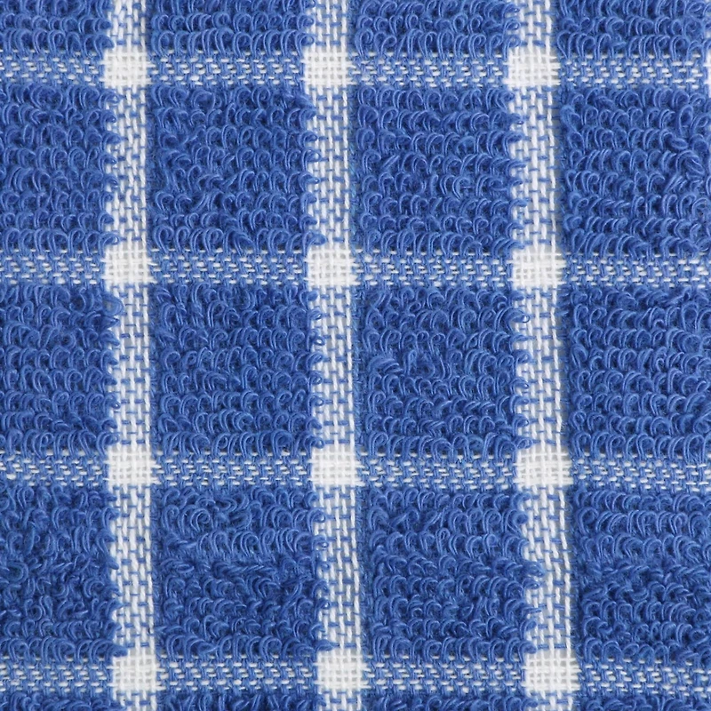 DII® Blue Combo Windowpane Dishcloths, 6ct.