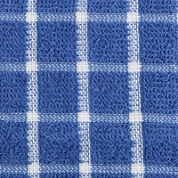 DII® Blue Combo Windowpane Dishcloths, 6ct.