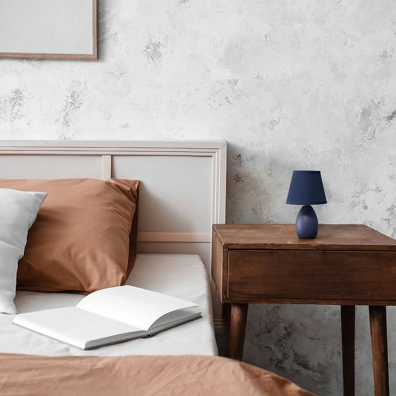 Creekwood Home Nauru 9.5" Petite Oblong Table Lamp