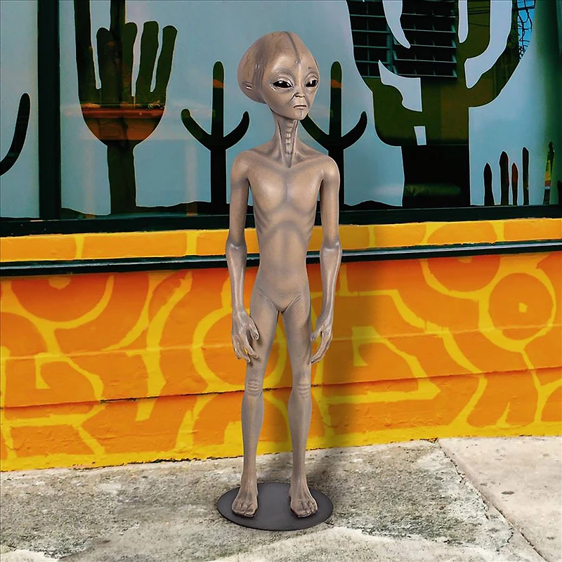 Design Toscano Area 51 Extraterrestrial Outer Space Alien Statue
