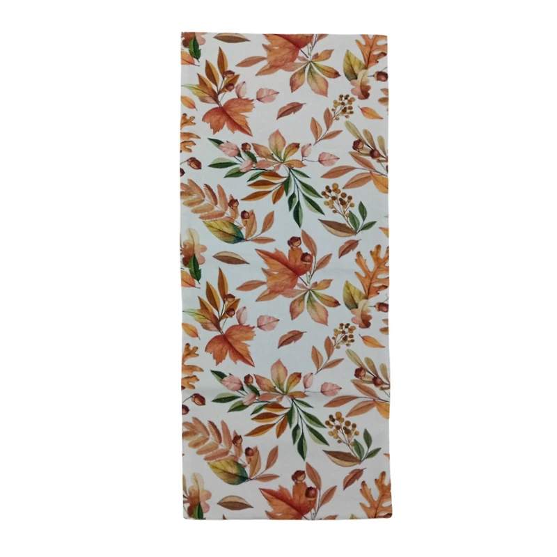 72" Fall Leaves Cotton Table Runner by Ashland®