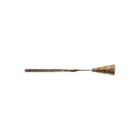 Hello Honey® 8.25" Gold Debossed Burnt Finish Copper Candle Snuffer