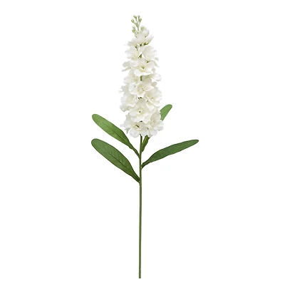 28" Cream Delphinium Stem by Ashland®
