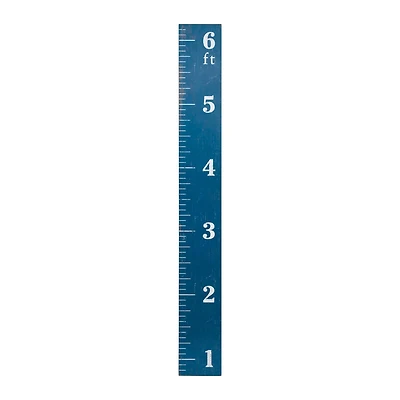 Hello Honey® 66'' Blue Growth Chart Ruler Wall Décor