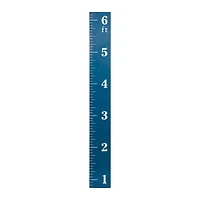 Hello Honey® 66'' Blue Growth Chart Ruler Wall Décor