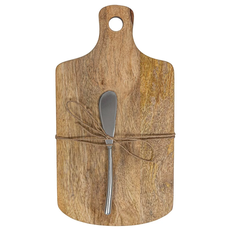 Hello Honey® Mango Wood Board & Knife Set