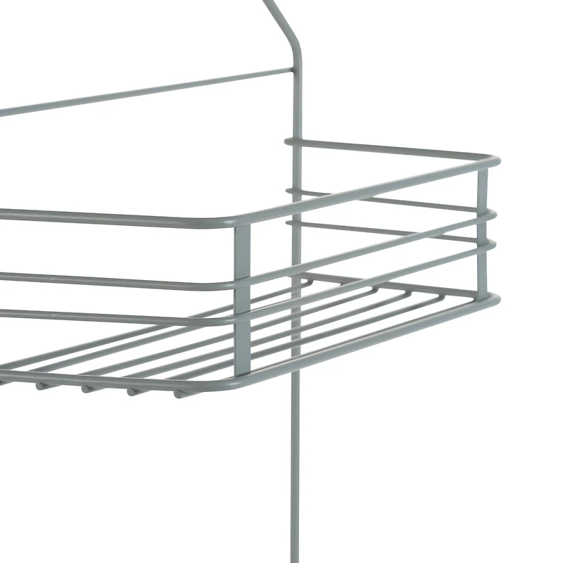 Bath Bliss Gray 2 Tier Shower Caddy