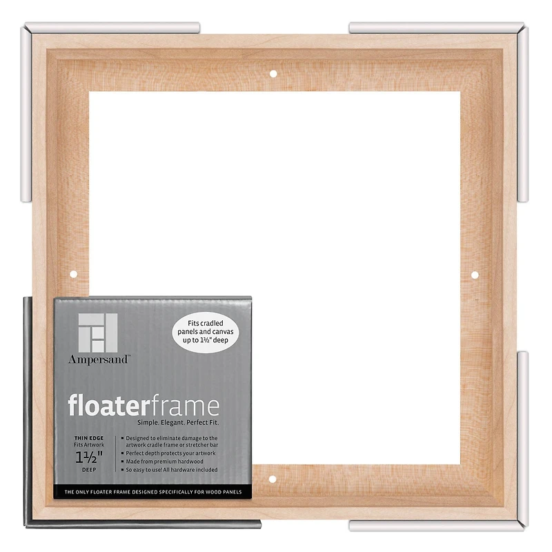 Ampersand™ Maple 1.5" Depth Thin Edge Floaterframe