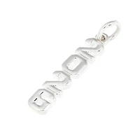 12 Pack: Silver Plated Year Charm by Bead Landing™