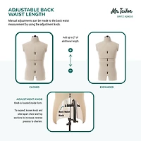Dritz® Mr. Tailor Male Dress Form with Adjustable Tri-Pod Stand