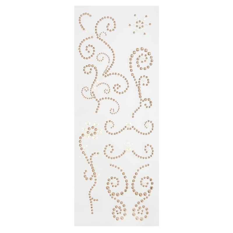 Gold Pearl Border Bling Stickers by Recollections™