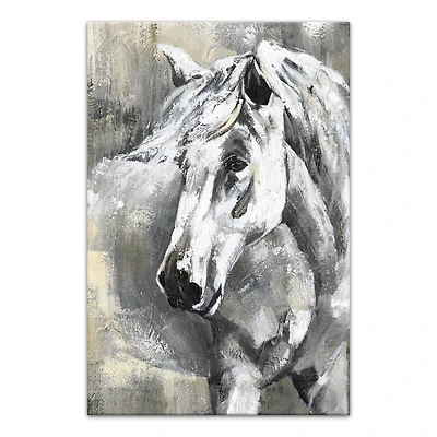 Homey Horse 24" x 36" Canvas Wall Art