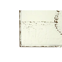 Hello Honey® Embossed Flowers in Vase Distressed Metal Wall Décor