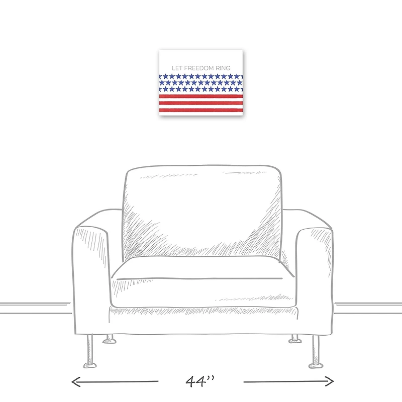 Let Freedom Ring Canvas Wall Art