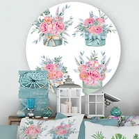 Designart - Collection of Pink Roses