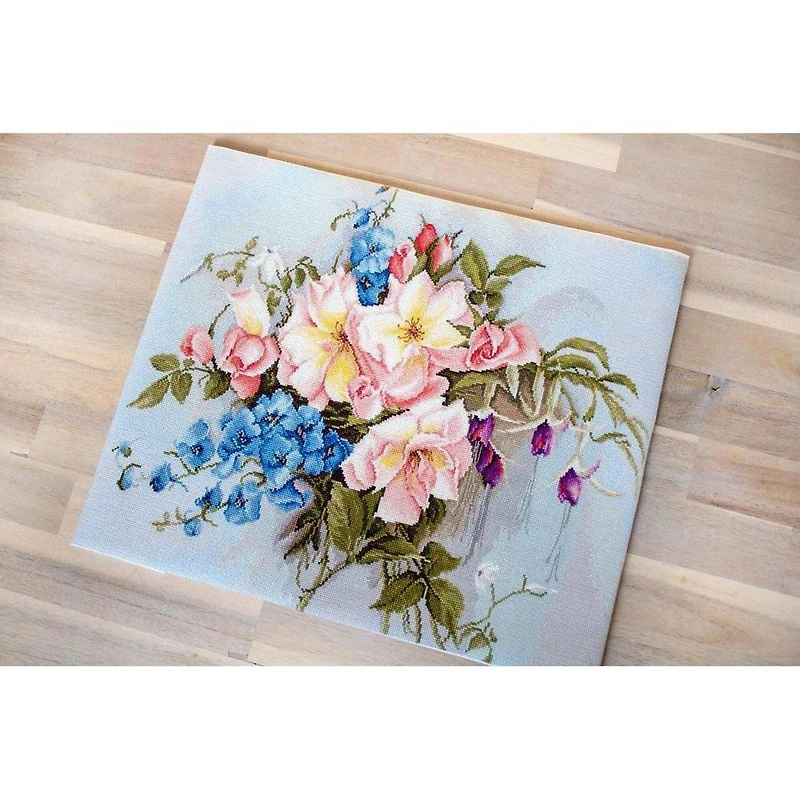 Luca-s Bouquet With Bells Counted Cross Stitch Kit