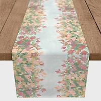 Pink Bushels Outdoor Table Runner