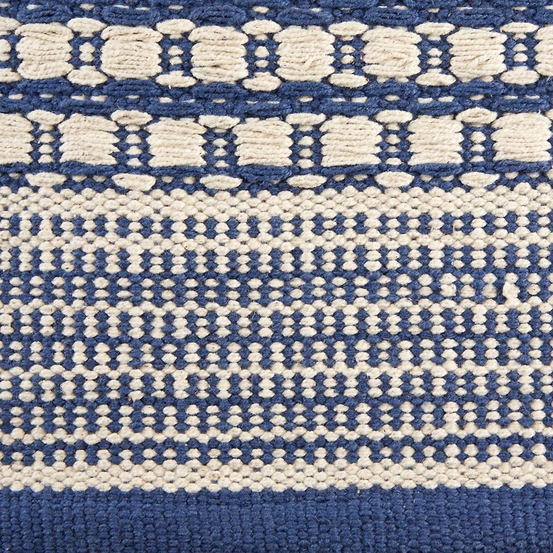 DII® French Blue Dobby Stripe Hand-Loomed Rug, 2ft. x 3ft.