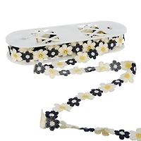 1.1" Embroidered Flower Trim by Celebrate It