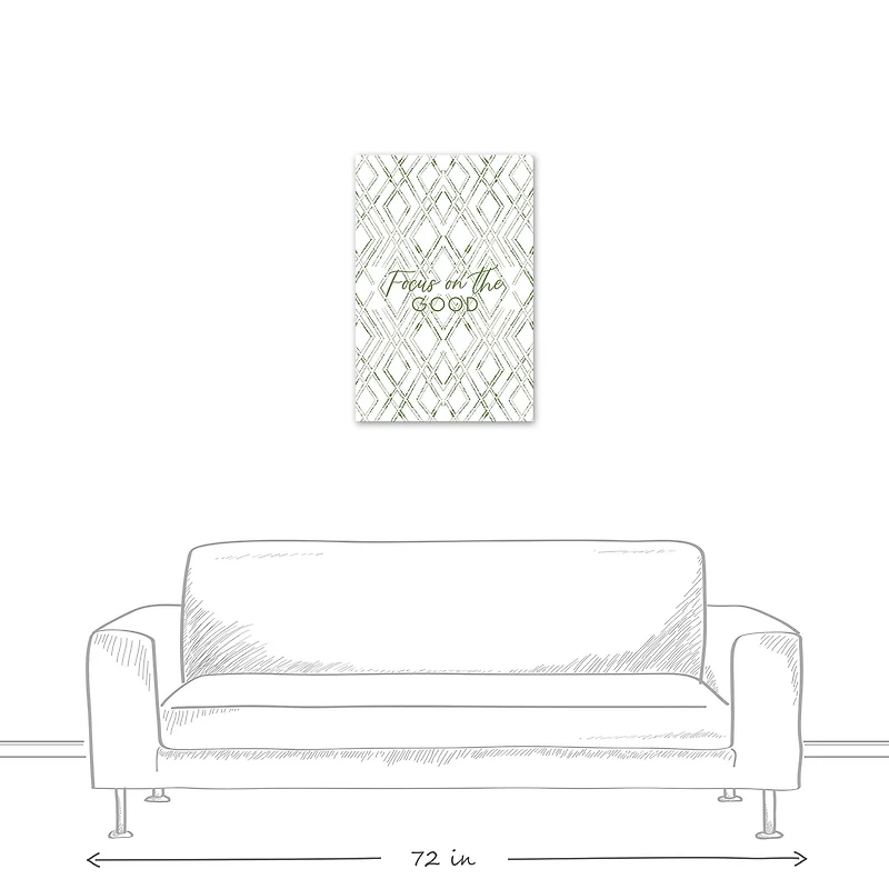 Focus On the Good Canvas Wall Art