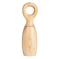 Hello Honey® 8.25" Natural Rubberwood Classic Salt & Pepper Mill