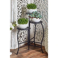 2ft. Black Metal Traditional Plantstand