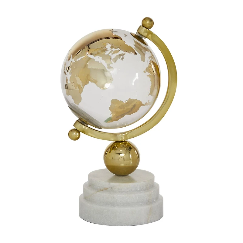 11" Gold Ceramic Glam Globe