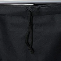 Household Essentials Small Black Collapsible X-Frame Laundry Basket