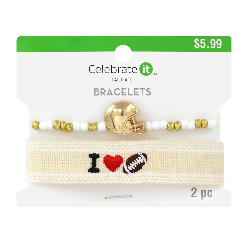 I Love Football Bracelet Set by Celebrate It™