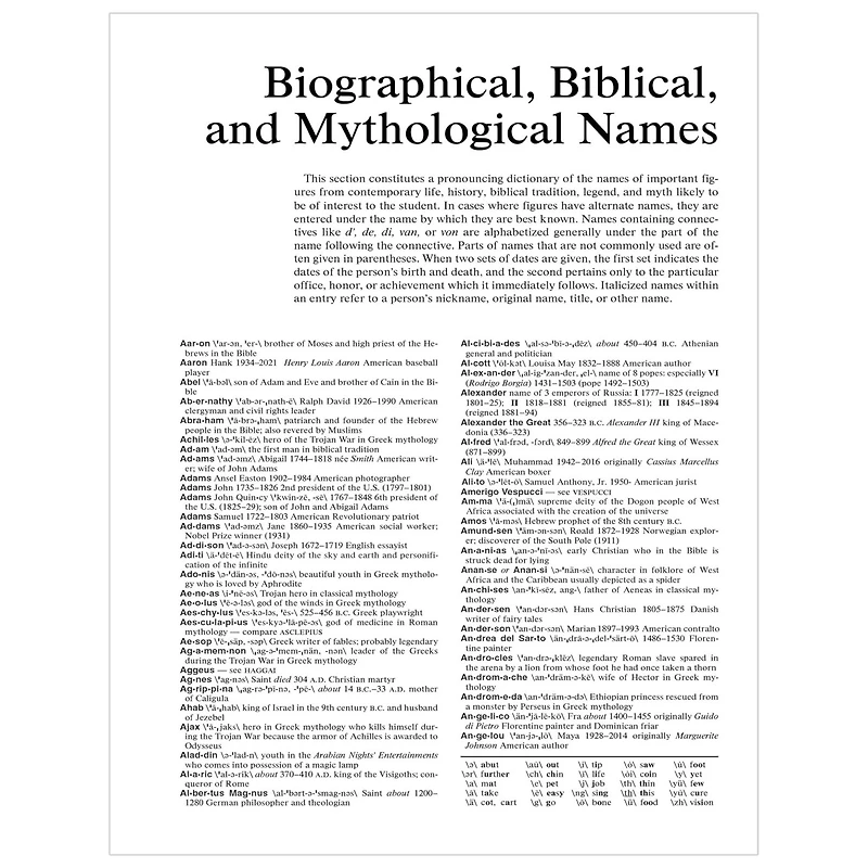 Merriam-Webster School Dictionary