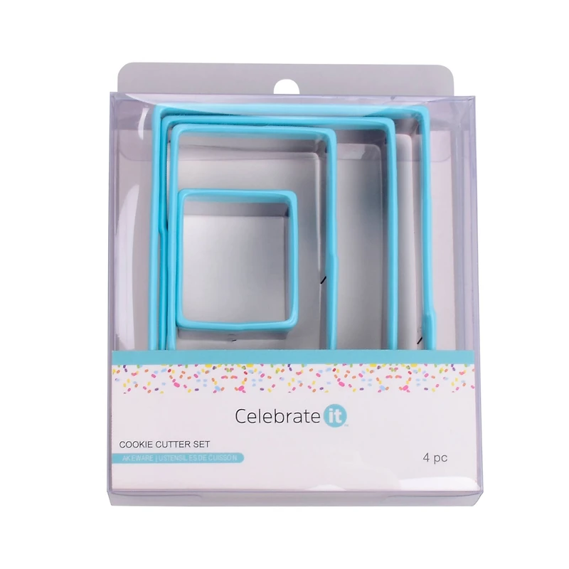 Rectangle Stainless Steel Nested Cookie Cutter Set by Celebrate It®