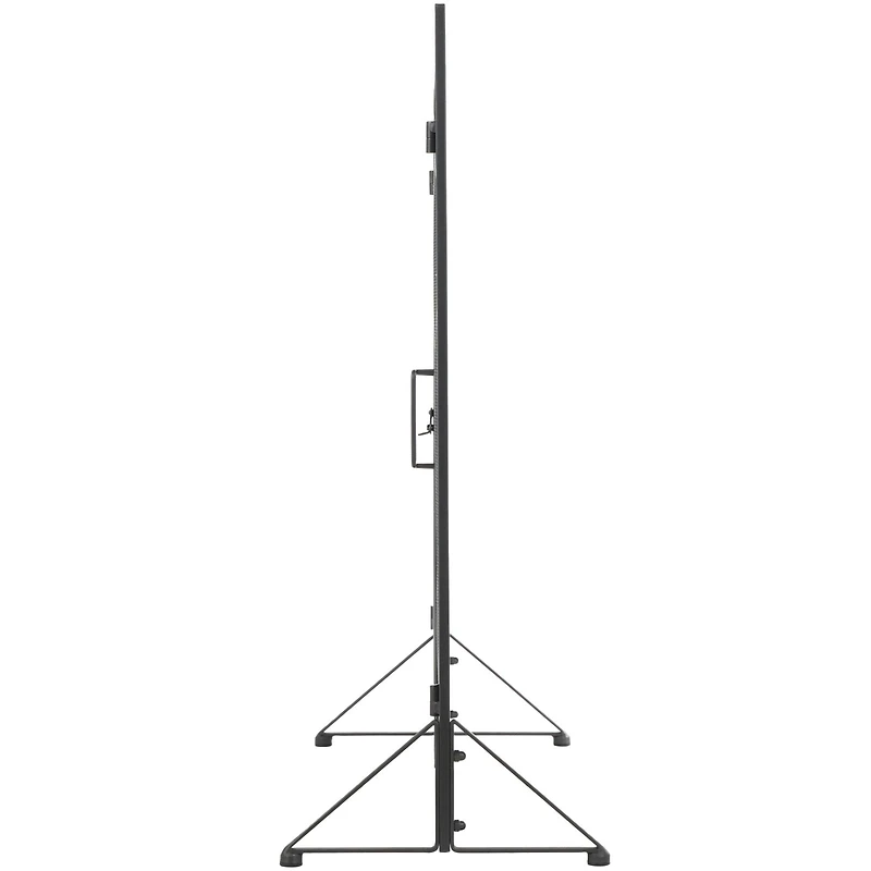 39" Black Metal Minimalistic Single Panel Fireplace Screen