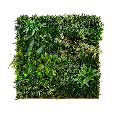 38" Framed Madagascar Forest Artificial Living Wall Art Panel