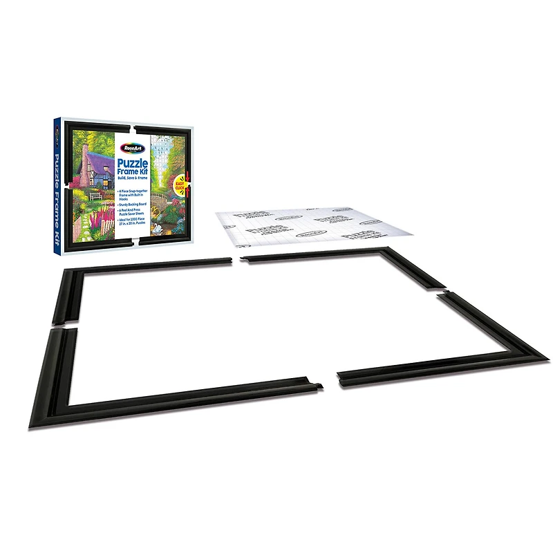 RoseArt Brown Puzzle Frame Kit