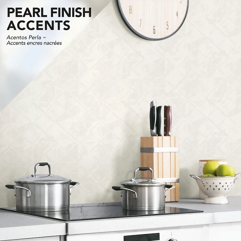 RoomMates Reclaimed Tin Diamond Peel & Stick Wallpaper