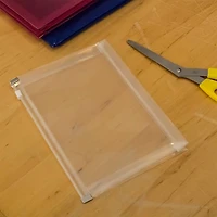 JAM Paper 5.25" x 8" Clear Plastic Zip Closure Envelopes, 12ct.