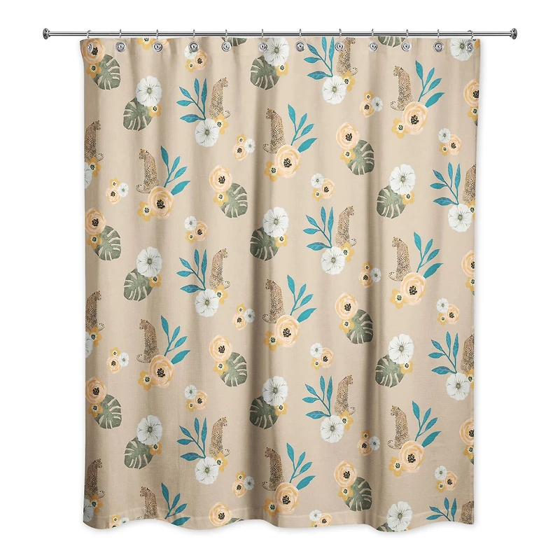 Tropical Jag Shower Curtain