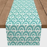 Scallop Indoor/Outdoor Table Runner