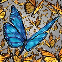 Diamond Art Beginner Blue Butterfly Kit