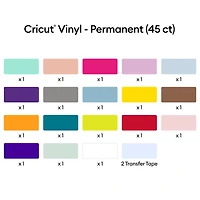 Cricut® Permanent Vinyl, Everything Sampler
