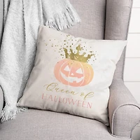 Queen Of Halloween Throw Pillow