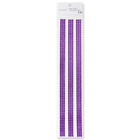 12 Packs: 3 ct. (36 total) Violet Border Bling Stickers by Recollections™