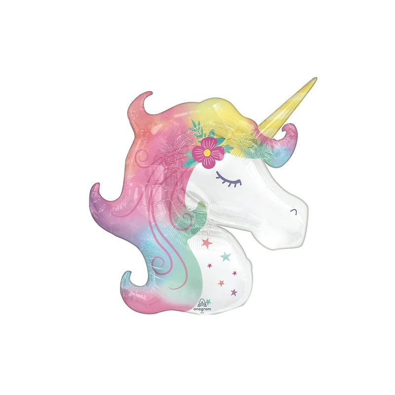 SuperShape™ 33" Enchanted Unicorn Foil Balloon