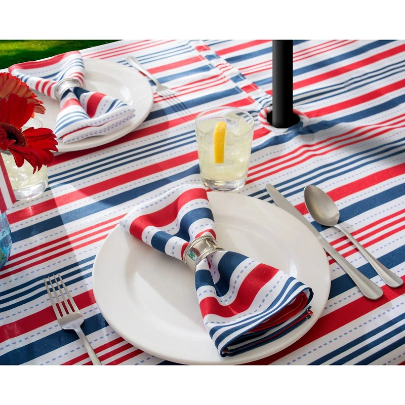 DII® Patriotic Stripe Outdoor Napkin, 6ct.