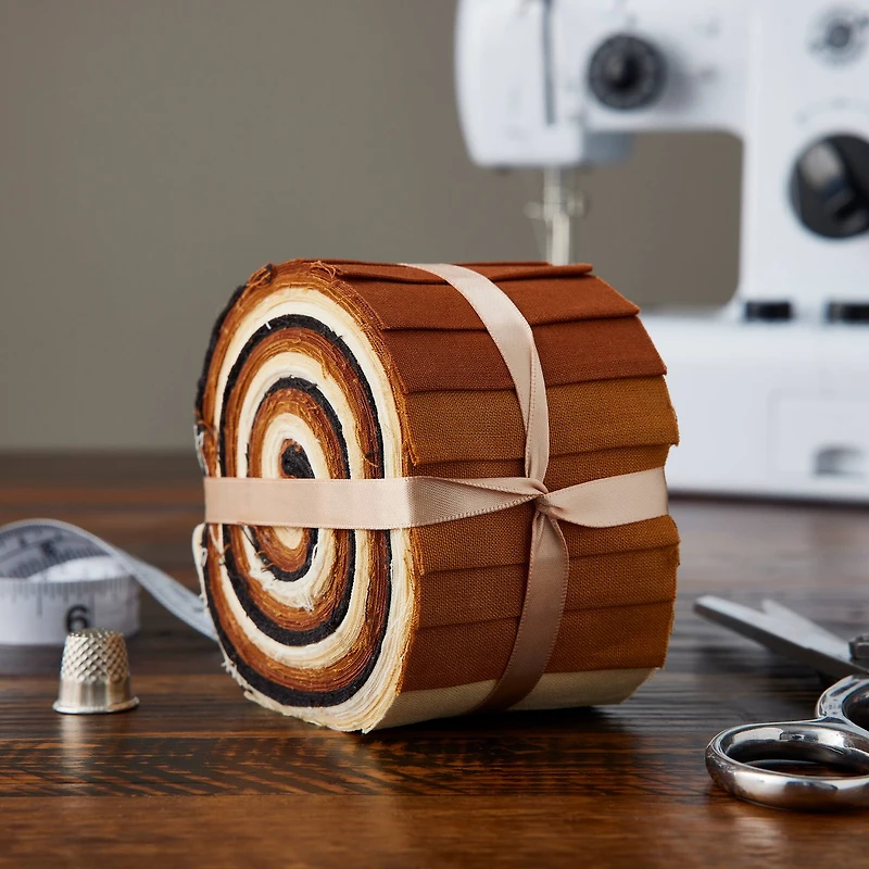 Neutral Cotton Fabric Strips by Loops & Threads™