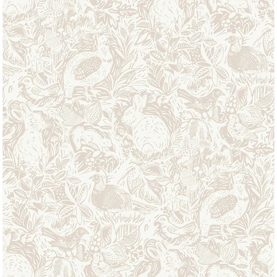 NuWallpaper Cream Terrene Peel & Stick Wallpaper